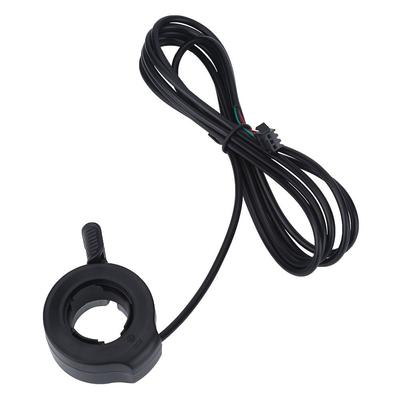 Scooter Electric Motorcycle Throttle Twist Thumb Throttle Speed Control Speed Control Left/Right Handle, Easy Installation, Black