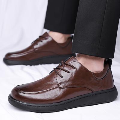 Fashion All-match Mens Comfortable Sneakers  Men's Dress Business Shoes Classic Men Casual Walking Shoes Fashion Lace-Up Men's Footwear