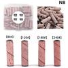20Mm Long Sanding Bands,Nail Art Grinding Sanding Bands With Bit Nail Art Removal Sand Bands Nail Grinding Tool #120/#180/#240