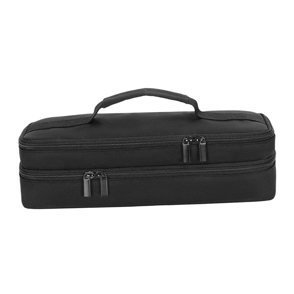 Printer Storage Bag Organizer Case Double Layer Compact for USB Cable Pens Handbag Camping Home