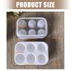 Food Safe Silicone Easters Eggs Tray Mould with 6 Compartments Ideal for Holiday Craft Easy Decorating and Art Projects