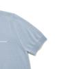 COVERNAT WOMAN Twist Wool Short Sleeve Knit Light Blue