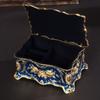 Metal High-end Necklace Ring Vintage Cosmetic Container Jewelry Box Storage Box Trinket Organizer