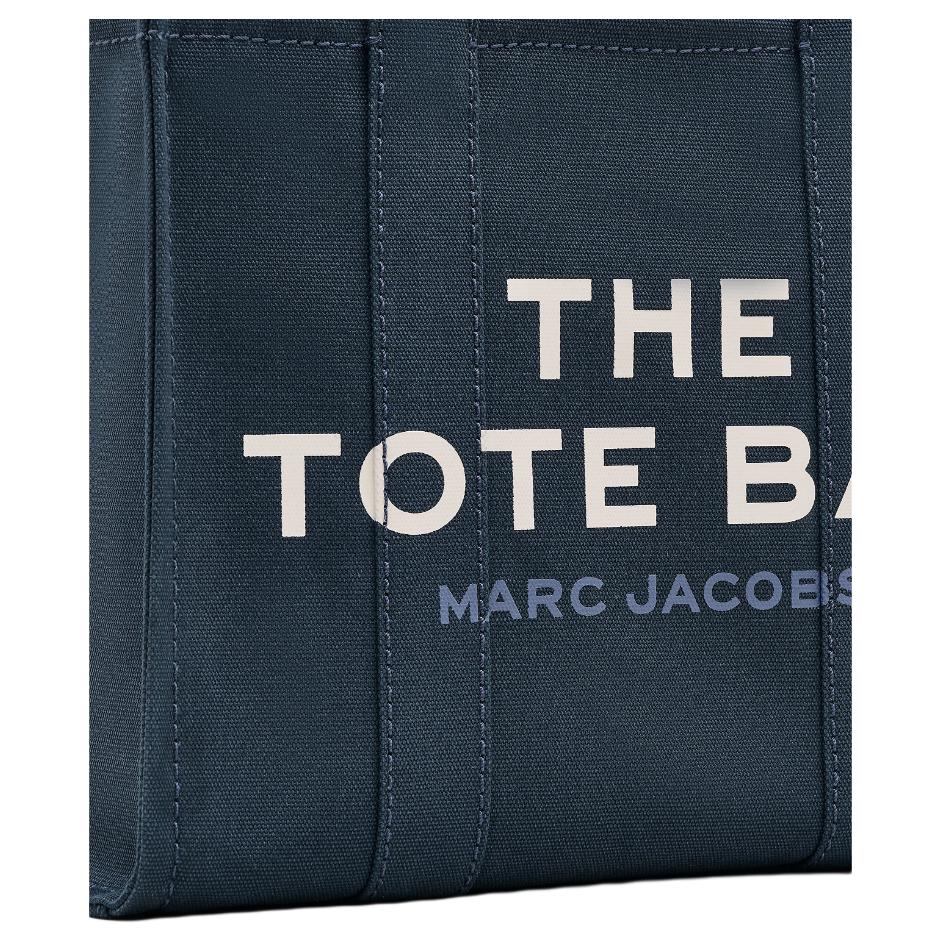 Marc Jacobs Logo Adjustable Detachable Shoulder Strap Canvas Tote Bag Women tote bags Ocean-Blue M0016161-426