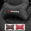 Logo Headrest Car Seat Neck Pillow For Honda Civic FIT CRV Accord HRV Stepwgn Prelude Odyssey Vezel CRZ 5th City CRX Pilot