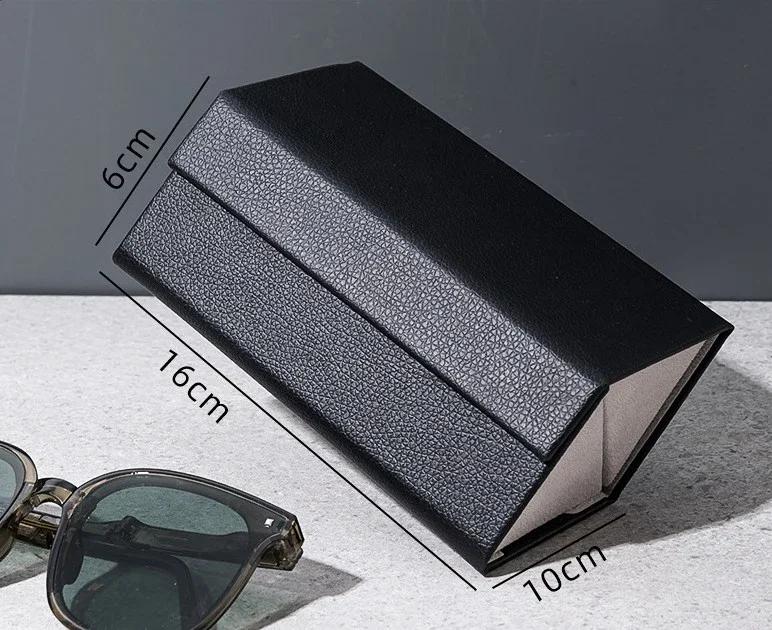 2/3/4/5/6 Grids Sunglasses Organizer Travel Storage Box for Glasses Portable Foldable Wall Hanging Display Case Eyewear Holder
