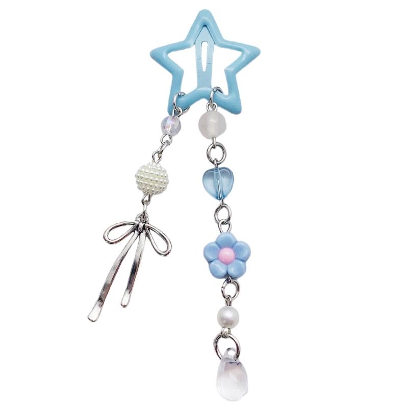 Dopamine Color Star Hair Clip Distinctive Star Hair Clip Charm With Dopamine Colors Perfect For Casual Outings