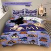 Custom Lilo & Stitch Halloween Bedding 3 Piece Set HD Print Duvet Cover Pillowcases for Teens Adult Bedroom Decoration