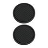 Soft and Flexible 2Pcs Car Cup Coaster Texture Soft Glue Anti slip Holder