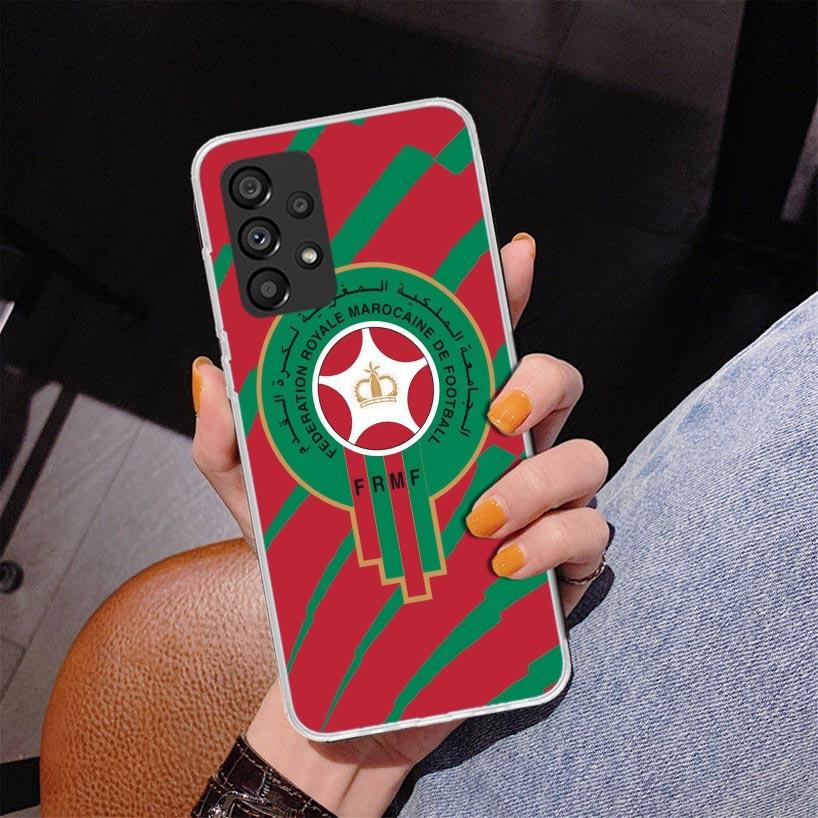 Morocco Flag Phnoe Case for Samsung Galaxy A17 A37 A57 A16 A26 A36 A56 A15 A14 A13 A55 A54 A53 A35 A34 A33 A25 A24 A23 A52 Galax