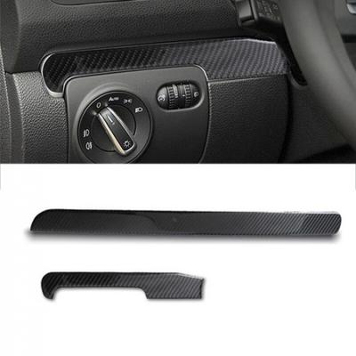 For VW Golf 6 MK6 2008-2012 Carbon Fiber Copilot Dashboard Panel Cover Trim