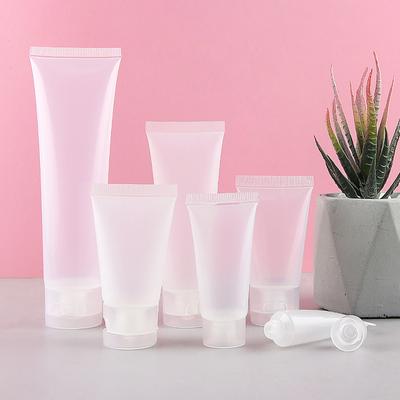 5 Stück Leere Lippenstifthülsen Lippenbalsam Weiche Tube Makeup Squeeze Klarer Kunststoff Lipgloss Behälter Nachfüllbare Flaschen 10ml 15ml 30/50M