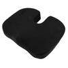 Office Chair Cushions Polyester Black Non Slip Bottom Comfortable Chair Pad for Computer Desk Wheelchair Driving