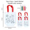5pcs Graffiti Bag with Marker Children Drawing Toys Puzzle Parent-child Interaction Color Cognition Preschool Activity Props TMZ
