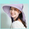 Summer Outdoor Sun Hat With Large Brim Uv Protection For Hiking And Fishing Enthusiasts