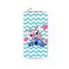 Stitch PU Long Wallet Student Anime Zip Coin Purse Makeup Bag Passport Holder 3pcs