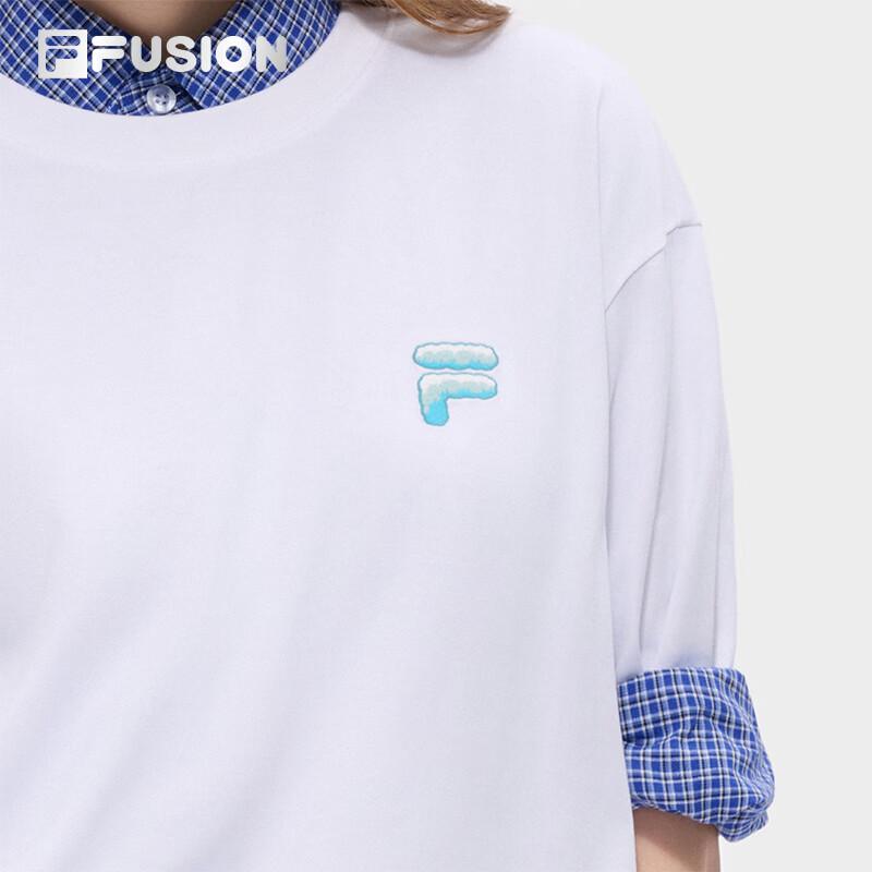 FILA FUSION Unisex Cool-Touch Cotton Loose Fit T-Shirt