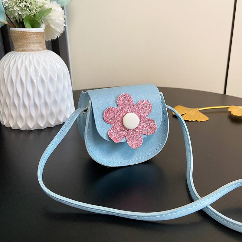 Cute Floral Design Toddler Shoulder Bag Stylish Accessory For Girls And Boys