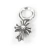 Excellent CHROME HEARTS Pendant Top Stackable CH Cross Necklace Charm Used