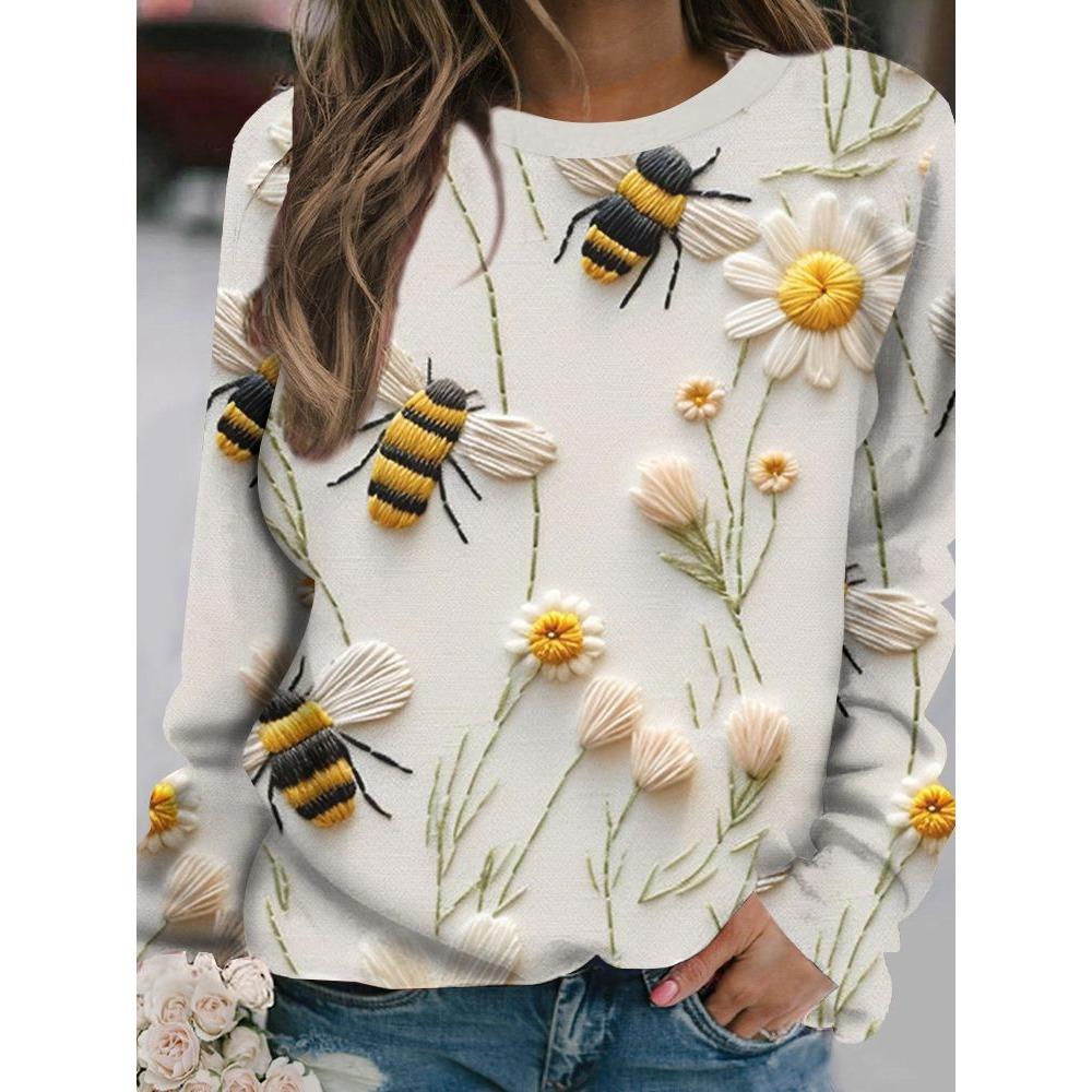 Женский Лонгслив с круглым вырезом и длинными рукавами XS