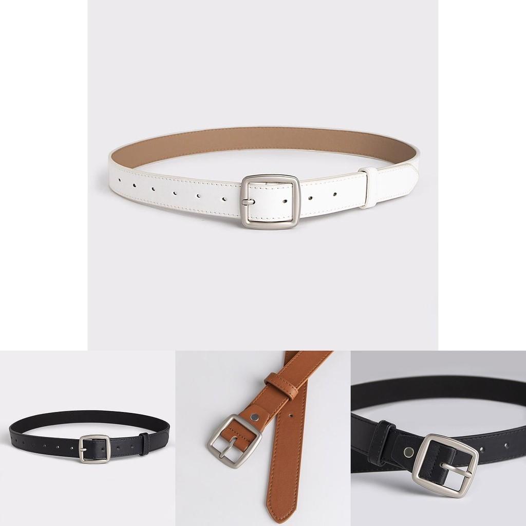 Minimalist Women Pu Belt With Snap Closure For Business And Daily Use