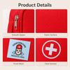 Portable First Aid Storage Bag Oxford Cloth Medicine Organizer Pouch With Zipper Compartments For Home Travel Outdoor Daily Use Small Items