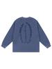 MOFLOS Surfing Typo Embossed Embroidery T-Shirt Blue