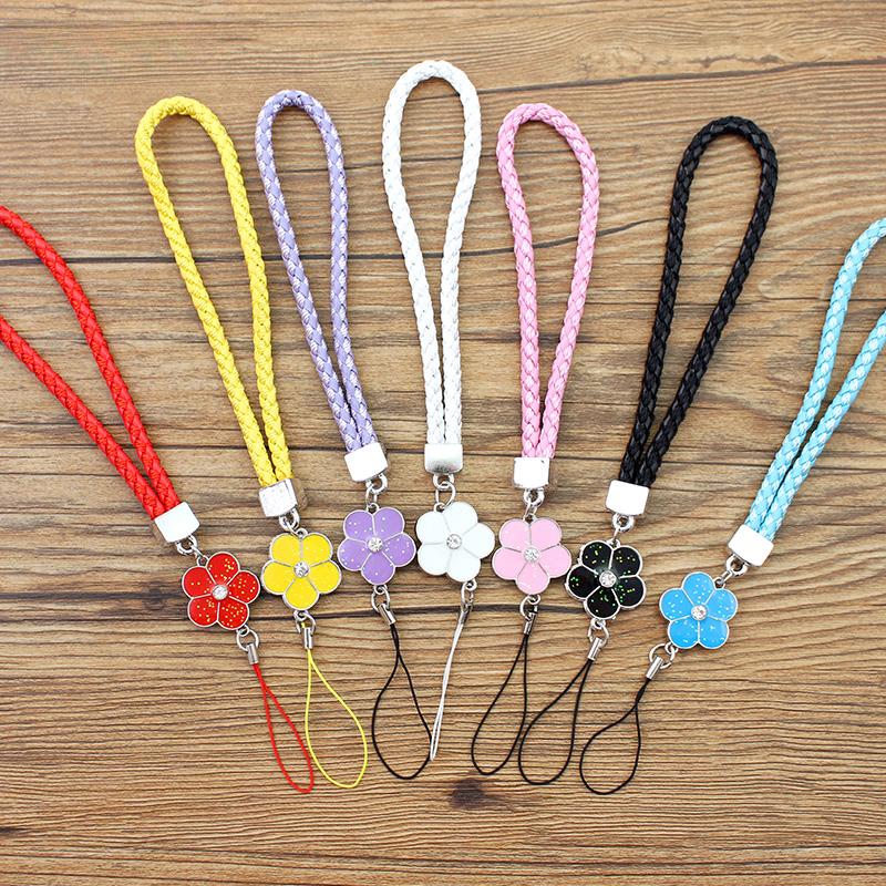 Multicolor Phone Charm Strap - Short Braided String, Anti-Lost Lanyard for Phones/Cameras, Keychain Gift Accessory