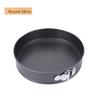 Round And Square Cake Molds Carbon Steel Nonstick Detachable Bottom For Commercial Baking