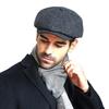 Men's Hat European and American Checkered Octagonal Hat Forward Hat Autumn and Winter Cap Painter Hat Newsboy