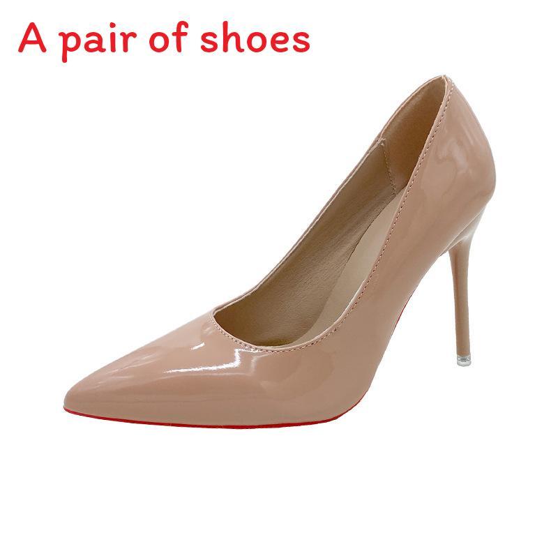 Elegant Pu Leather Pointed Toe High Heels For Womens Office And Formal Events