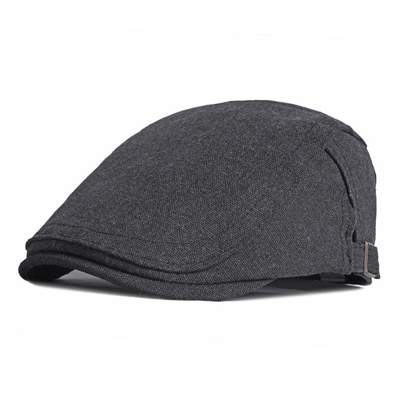 Bavlněný klobouk Pánský baret Jaro Podzim Britské Retro Newsboy Kšiltovky pro muže Klobouk Ivy Plochá kšiltovka Gatsby Painters Klobouky Gorro Hombre Boina