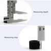 4PCS  80 mm Mini Plastic Calipers Verniers Calipers Double Scale Sliding Gauges Measuring Tool Student Office Use