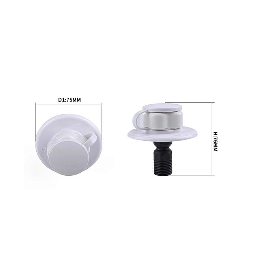 RV City Water Inlet with Check Valve One-way  Thread Diameter 19mm G1/2inch Suitable for RV Motorhome Camper-Ensure the Cleanliness of Water Quality