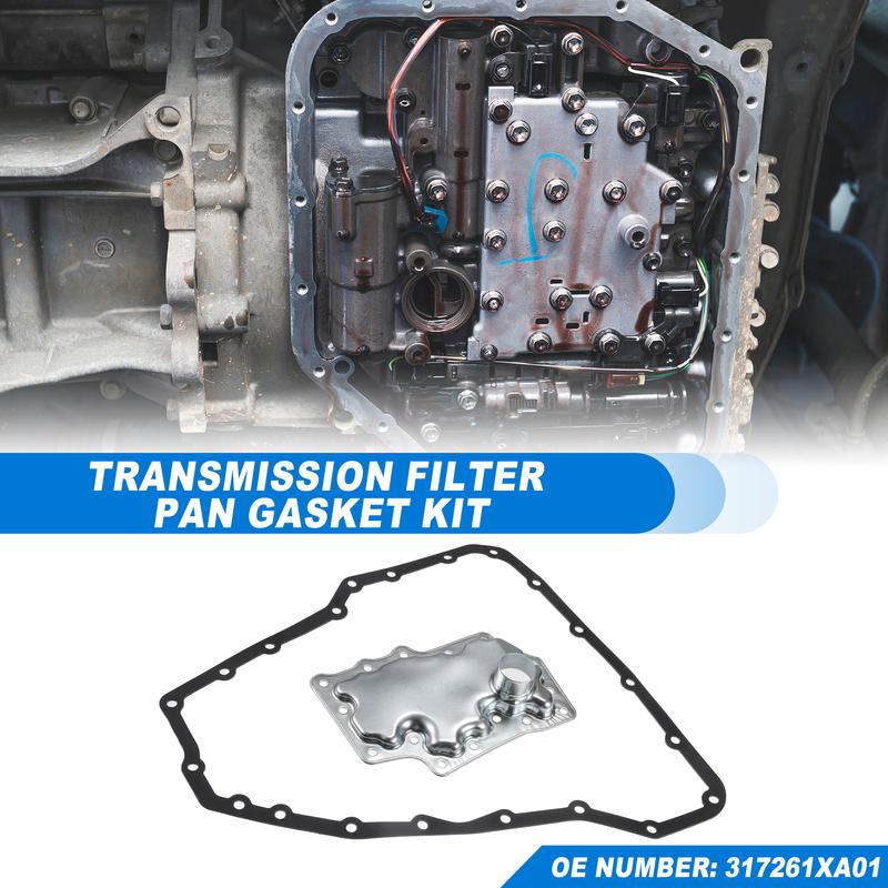 UXCELL JF010E Automatic Transmission Filter CVT Oil Cooler Filter Oil Pan Gasket Kit for Nissan Murano 2003-2007 317261XA01