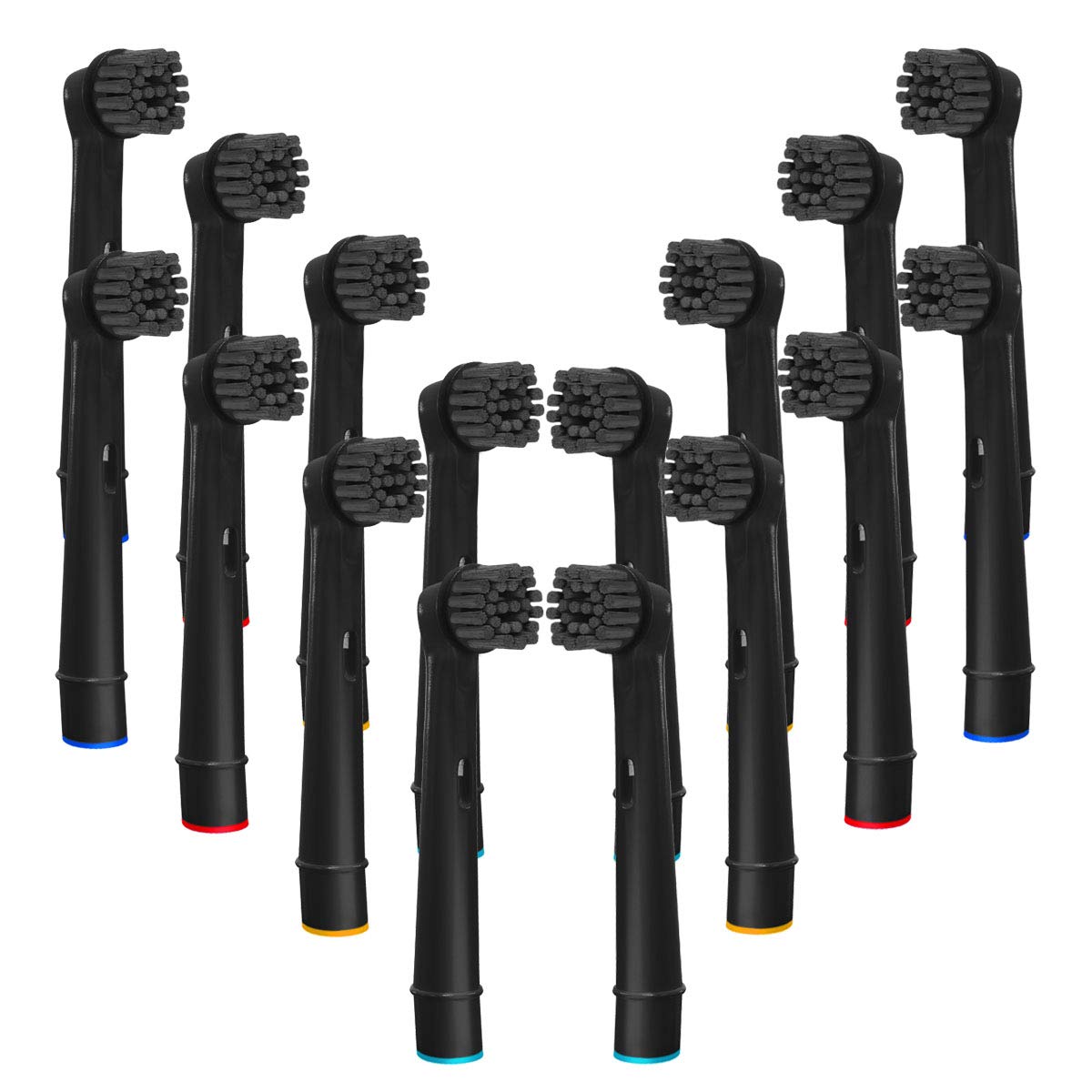 

WyFun Braun Oral-B Электрическая зубная щетка Сменная насадка Базовая насадка EB20 Бамбуковый уголь 16 штук