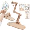 Rotation Adjustable Wooden Embroidery Hoop Desktop Stand Cross Sti-tch Rack Frames Rings Adults Mother Gifts Sewing Tool