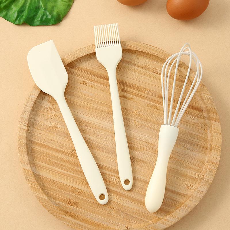 Set Copt Silicon Spatulă Răzuitor Cremă Tort Bucătărie Casnică Tel Ou Perie Ulei Barbecue Gadget Consumabile Bucătărie