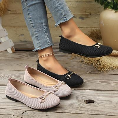 Französische Ballerinas Britischer Stil kleiner duftender Wind flacher Ausschnitt runde Spitze 2025 Frühling und Sommer Oma-Schuhe Einzelne Schuhe Damenschuhe