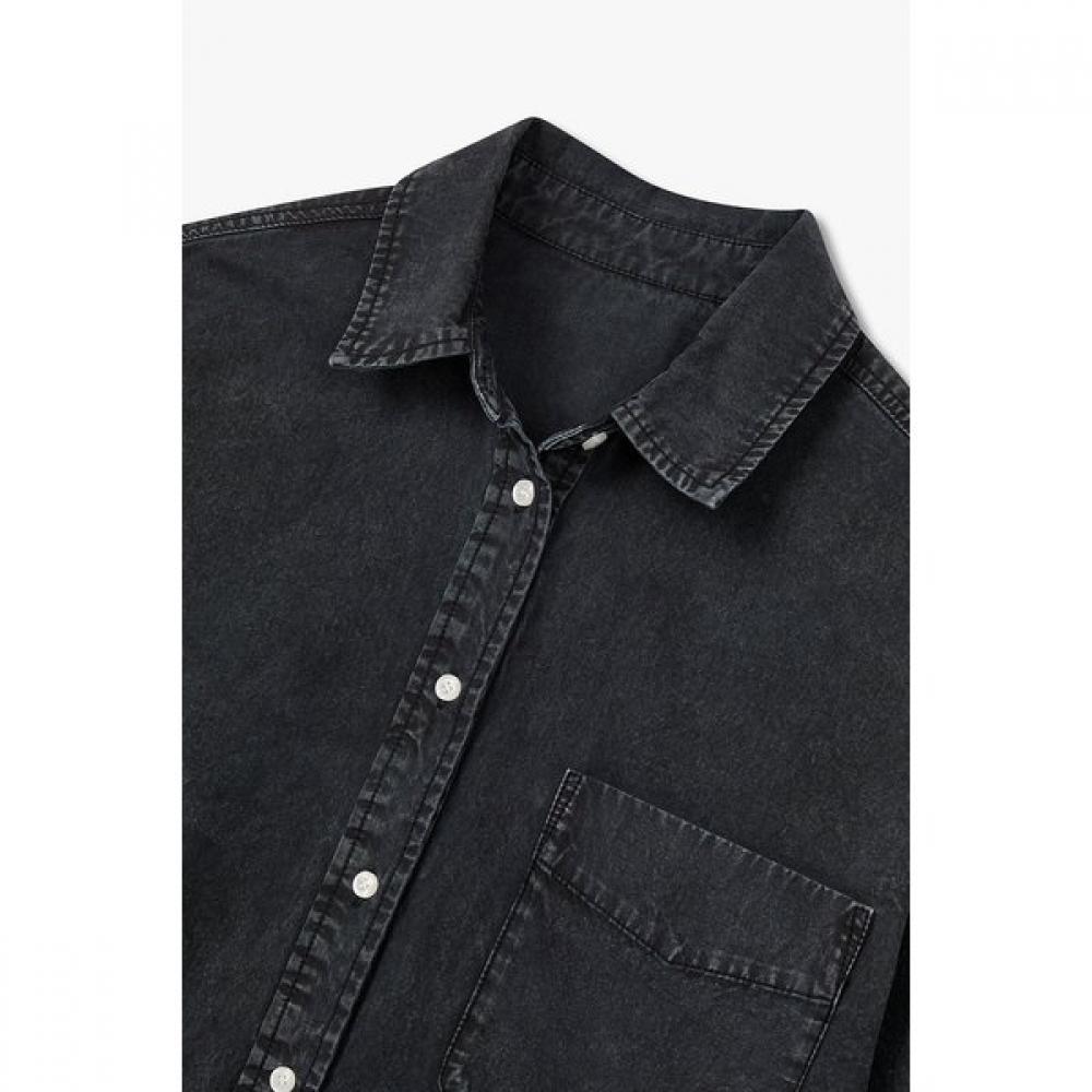 Studio Tomboy Vintage Washed Oversized Shirt 9176321972
