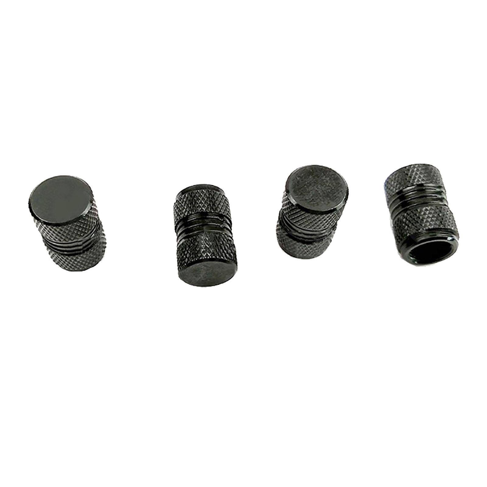 

4 упаковки автомобильных шин из алюминиевого сплава, американская крышка с клапаном, универсальная пылезащитная крышка, крышка с клапаном One Size чёрный