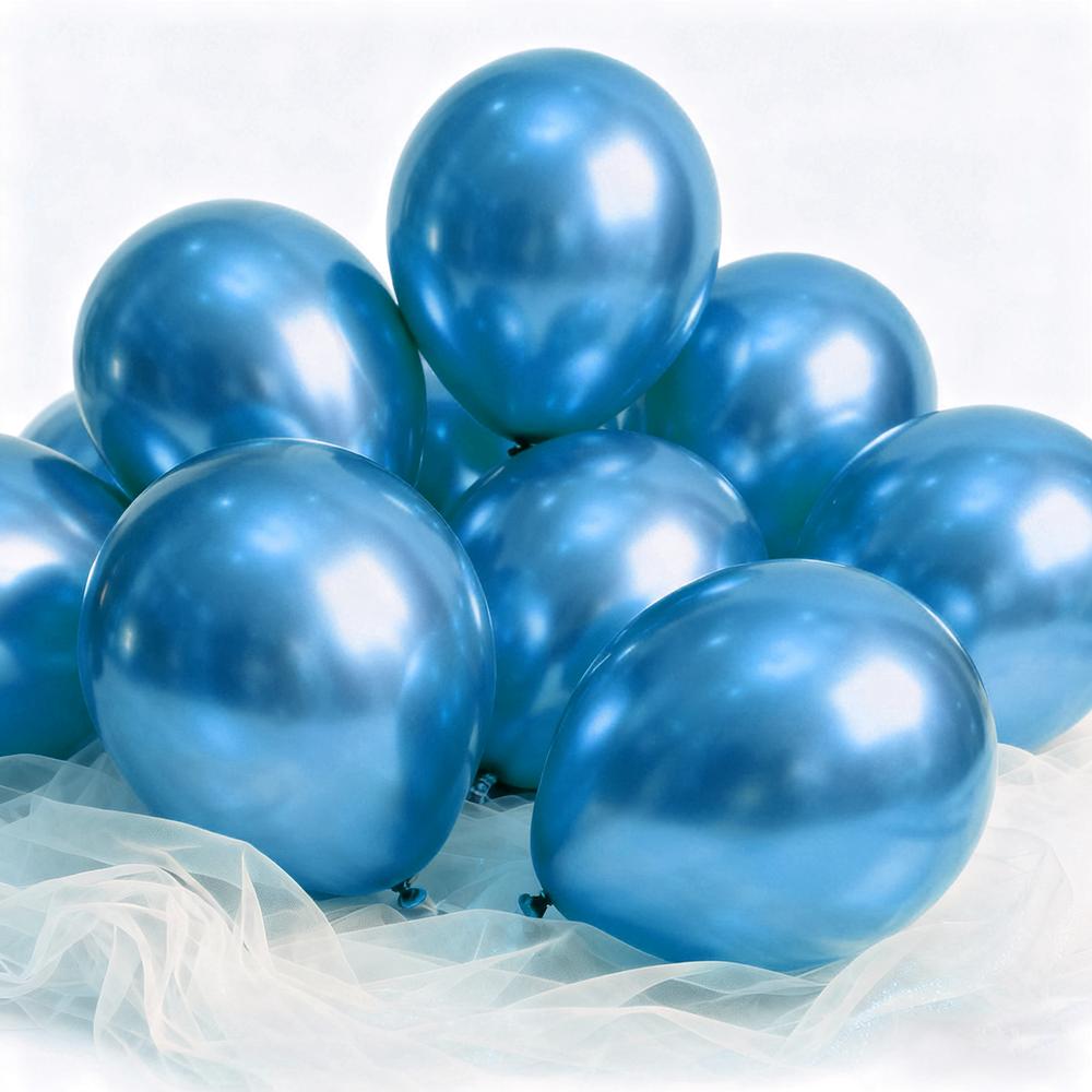 

20pcs 50pcs Advanced Wedding Balloon Metal Purple Red Silver Gold Round Latex Balloons Birthday Party Scene Decoration Supplies 20pcs&10inch