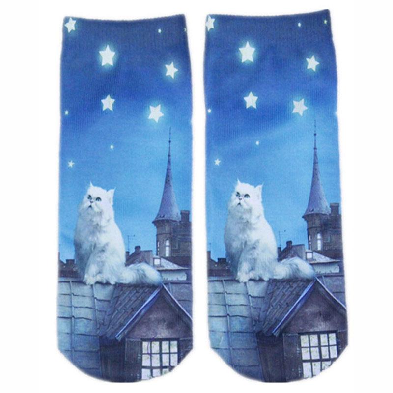 Neu 3D Druck Tier Mode Tiger Panda Katze Hund Löwe Süßigkeiten Fleisch Kunst Bunt Damen Lustige Socken Neuheit Geschenk Dropship