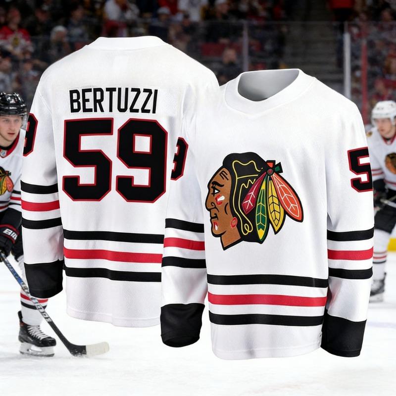 2026 Chicago Best-selling Men's Ice Hockey Sportswear White Breakthrough Edition Long Sleeve Breathable Shirt Kids