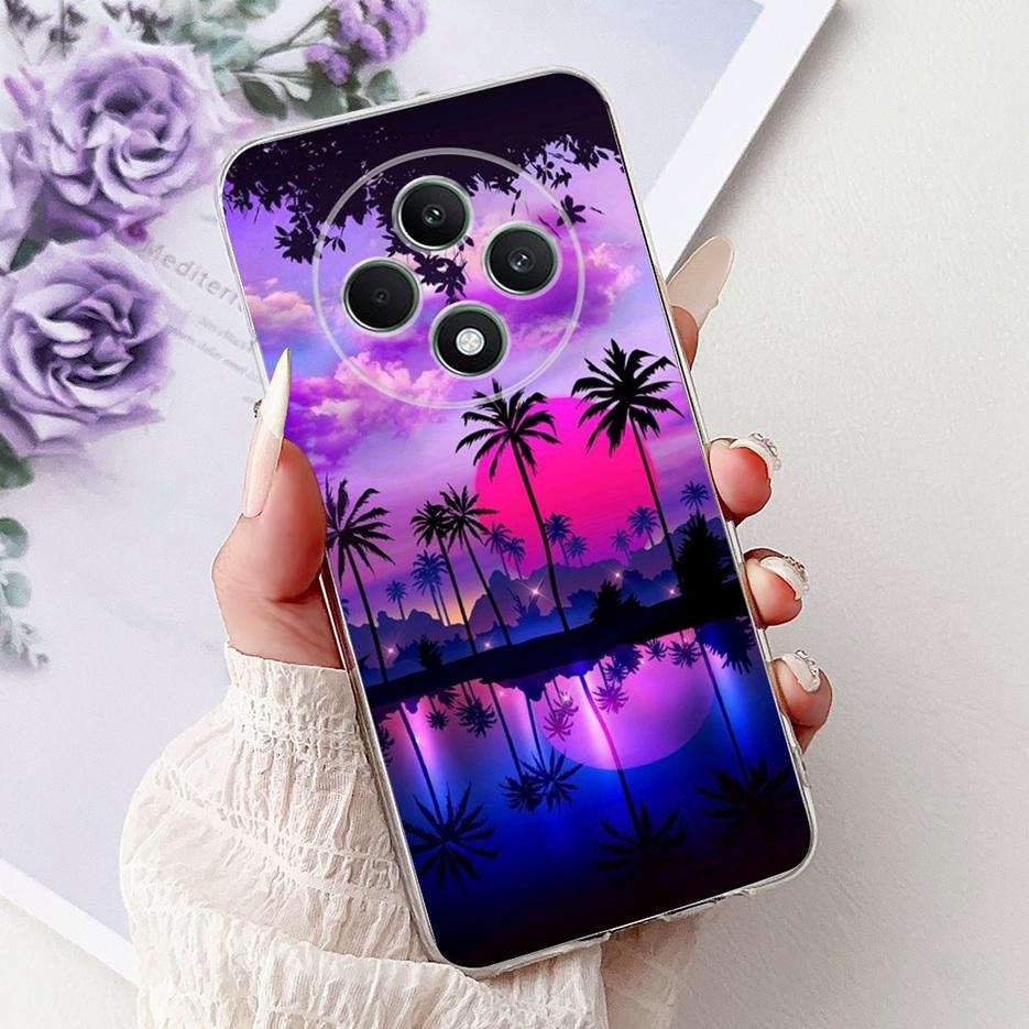 For Oppo Reno 12F 4G Case CPH2687 Stylish Butterfly Painted Cover Soft Silicone Case For Oppo Reno12 F Reno 12 FS Reno12F Bumper
