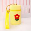 Pocket Cute Pattern Multifunctional Silicone Coin Purse Headphone Storage Bag Key Chain Bucket Bag