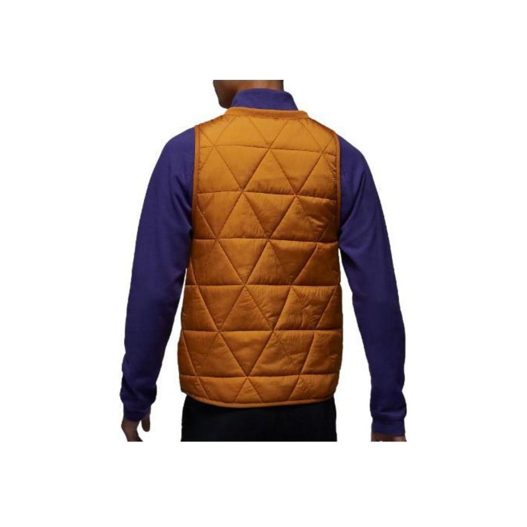 Jordan Einfarbige Logo-Weste mit Rundhalsausschnitt für Herren Westen Wüsten-Ocker FB3266-754