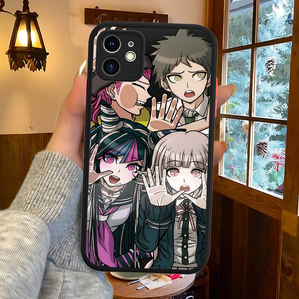 Anime Game D_DanganRonpaS Phone Case For IPhone 16 15 14 11 12 13 Pro Max Plus 12 XS Max Back Cover Matte Case