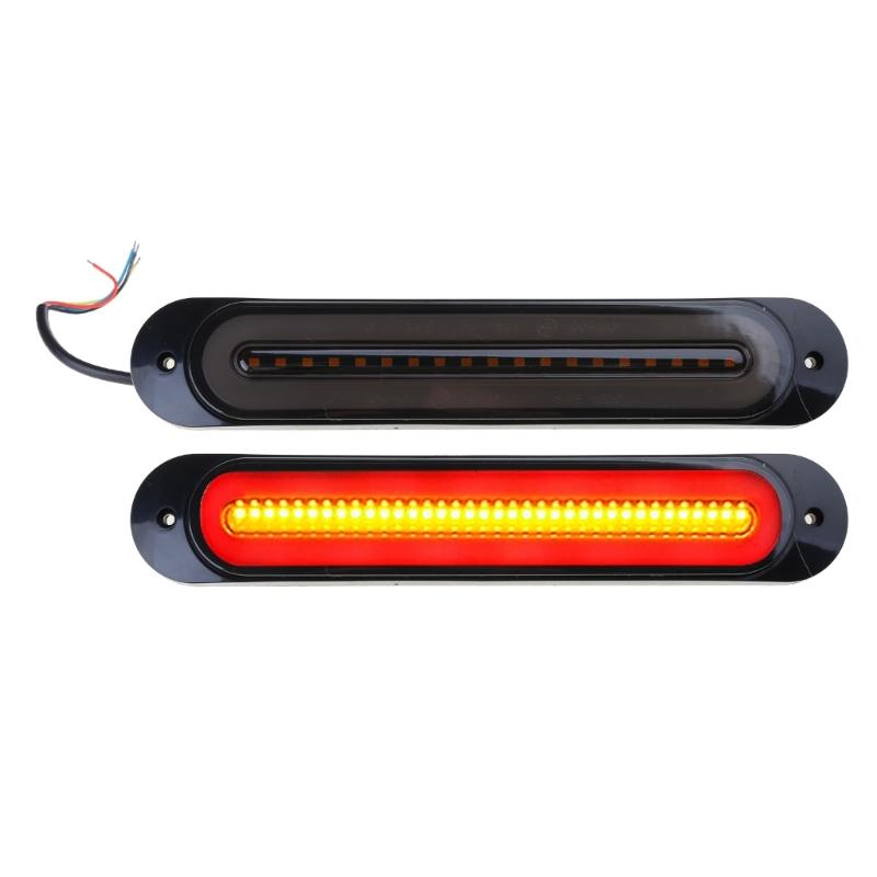 

2 шт. светодиодный задний фонарь для прицепа, стоп-сигнал, динамический задний противотуманный фонарь заднего хода