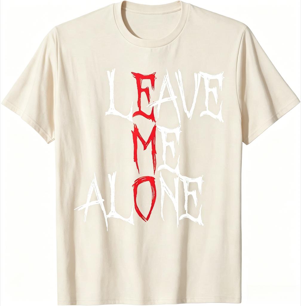 Leave Me Alone Emo Clothes Emocore Emo Music Fan Emo Tshirt Unisex Unisex Clothing Tops Vintage Ropa De Hombre